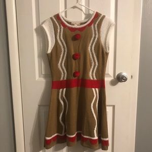 Christmas Xmas Gingerbread Party Dress